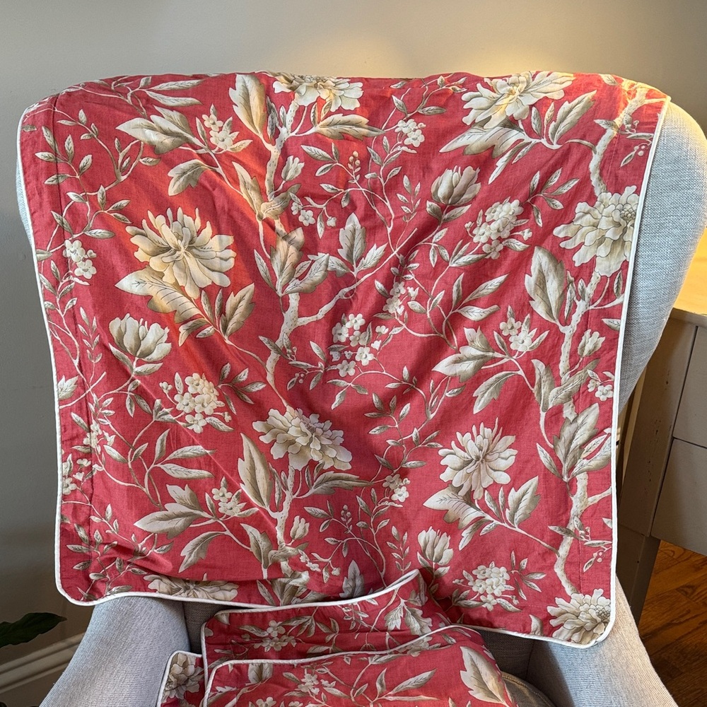 Ralph Lauren Villa Camellia Euro Shams